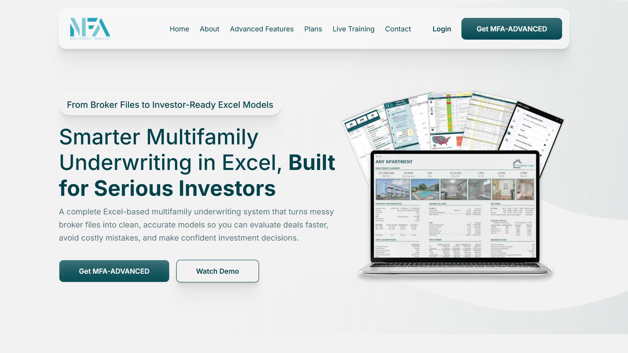 Startseite von MFA Underwriting